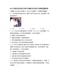 2023年陕西省西安交大附中浐灞右岸学校中考物理四模试卷（含答案）