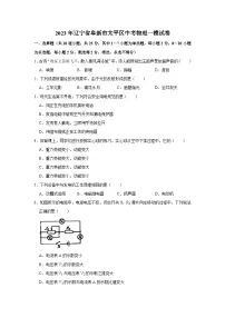 2023年辽宁省阜新市太平区中考物理一模试题(无答案)