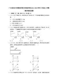 广东省汕头市潮南区阳光实验学校2021-2022学年八年级上学期期末物理试题
