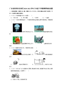 广东省深圳市龙岗区2020-2021学年八年级下学期期末调研物理试题