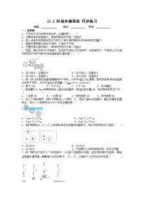 人教版八年级下册10.2 阿基米德原理综合训练题