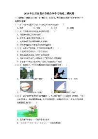 2023年江苏省南京市联合体中考物理二模试卷