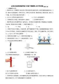 江苏省金湖县吴运铎实验学校2022-2023学年八年级下学期物理第二次月考试卷