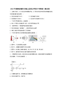 2023年湖南省衡阳市衡山县重点学校中考物理二模试卷-普通用卷