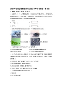 2023年山东省济南市济阳区重点中学中考物理一模试卷-普通用卷