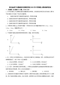 湖北省咸宁市通城县华茂寄宿学校2023年中考物理二模试卷附答案