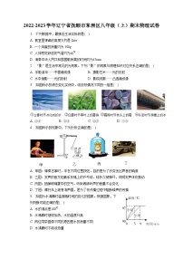 2022-2023学年辽宁省抚顺市东洲区八年级（上）期末物理试卷（含解析）