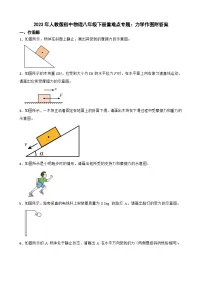 2023年人教版初中物理八年级下册重难点专题:力学作图附答案