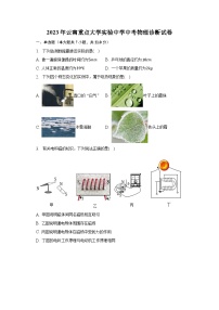 2023年云南重点大学实验中学中考物理诊断试卷
