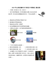 2023年山东省德州市宁津县中考物理三模试卷