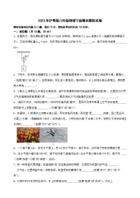 2022-2023学年沪粤版八年级物理下册期末模拟试卷