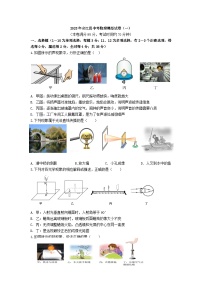 2023年四川省泸州市合江县中考模拟（一）物理试题