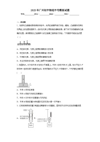 2023年广东省广州市初中物理中考模拟试题（含答案）