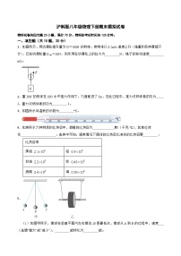 2022-2023学年沪科版八年级物理下册期末模拟试卷(含答案) - 副本