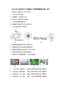 2023年山东省济宁市邹城市中考物理模拟试卷（四）（含解析）