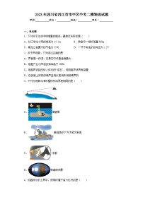 2023年四川省内江市市中区中考二模物理试题（含解析）