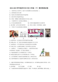重庆市合川区2022-2023学年八年级下学期期末物理试卷(含答案)
