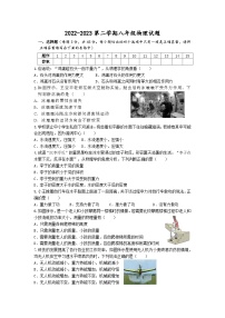 +山东省枣庄市薛城区2022-2023学年八年级下学期期末考试物理试题（含答案）