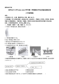 广东省深圳市龙华区2022-2023学年八年级下学期7月期末物理试题（含答案）