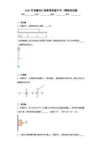 2023年安徽省江淮教育联盟中考二模物理试题（含答案）