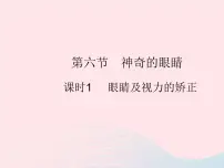初中物理沪科版八年级全册第四章 多彩的光第六节 神奇的眼睛作业课件ppt