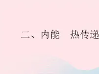 初中物理苏科版九年级全册2 内能 热传递作业课件ppt
