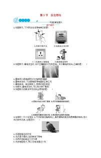 物理九年级全册第3节 安全用电随堂练习题