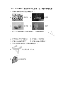 广东省深圳市2022-2023学年八年级下学期期末物理试卷