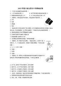 2023年四川省自贡市中考物理试卷（含答案解析）