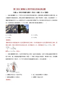 中考物理二轮复习中考送分及重难点专题11 跨学科中物理与数学等（亮点）问题（含解析）