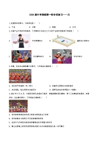 2024届中考物理第一轮专项复习——力(含解析)