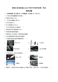 2023年黑龙江龙东地区中考物理试题（含答案）
