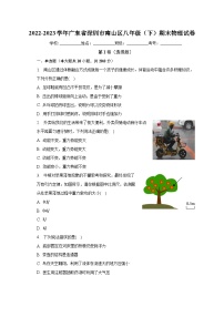 2022-2023学年广东省深圳市南山区八年级（下）期末物理试卷（含解析）