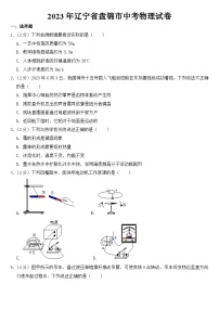 2023年辽宁省盘锦市中考物理试卷【附答案】