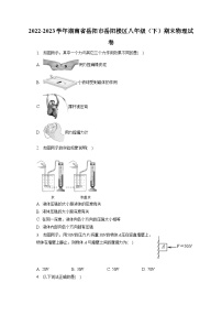 湖南省岳阳市岳阳楼区2022-2023学年八年级下学期期末物理卷（含答案）