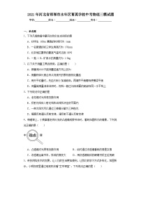 2021年河北省邯郸市永年区育英学校中考物理三模试题（含解析）