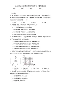 2023年山东省青岛市莱西市中考一模物理试题(含解析)