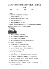 2023年广东省深圳市福田区红岭中学石厦校区中考三模物理试题(含解析)