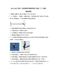 广东省深圳外国语学校2022-2023学年八年级下学期期末物理试卷（含答案）