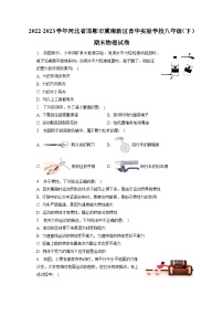 河北省邯郸市冀南新区育华实验学校2022-2023学年八年级下学期期末物理试卷（含答案）