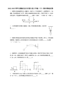 安徽省安庆市望江县2022-2023学年八年级下学期期末物理试卷（含答案）