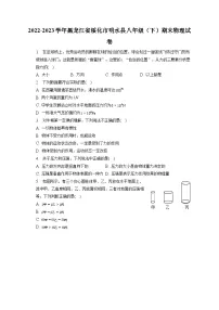 黑龙江省绥化市明水县2022-2023学年八年级下学期期末物理试卷（含答案）