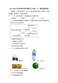 内蒙古呼和浩特市2022-2023学年八年级下学期期末物理试卷（含答案）