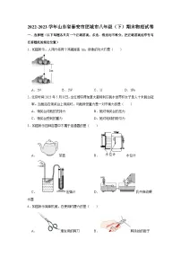 山东省泰安市肥城市2022-2023学年八年级下学期期末物理试卷(含答案)