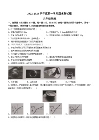 广东省东莞市2022-2023学年八年级上学期期末物理试题（含答案）