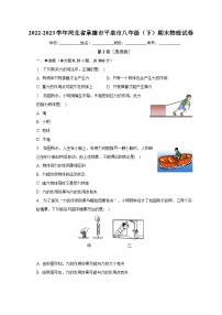 河北省承德市平泉市2022-2023学年八年级下学期期末物理试卷（含答案）