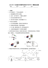 2023年广东省惠州市博罗县杨村中学中考一模物理试题（含解析）