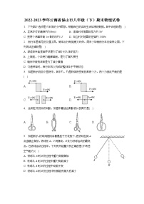 云南省保山市2022-2023学年八年级下学期期末物理试卷（含答案）