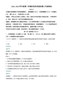 山东省济南市槐荫区2022-2023学年八年级下学期期末考试物理试题（解析版）