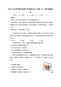 2022-2023学年湖北省黄石市西塞山区八年级（下）期中物理试卷（含解析）